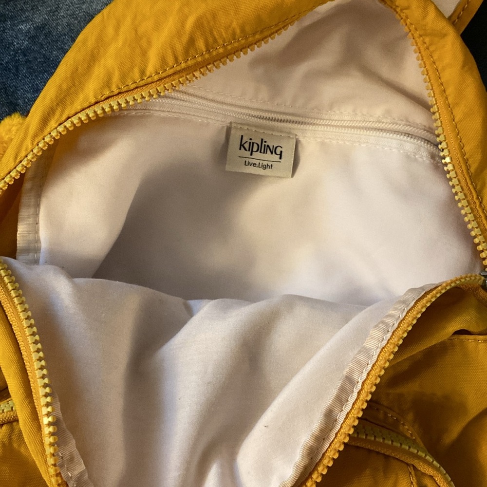 Kipling Yellow Mini Backpack - Picture 6 of 12